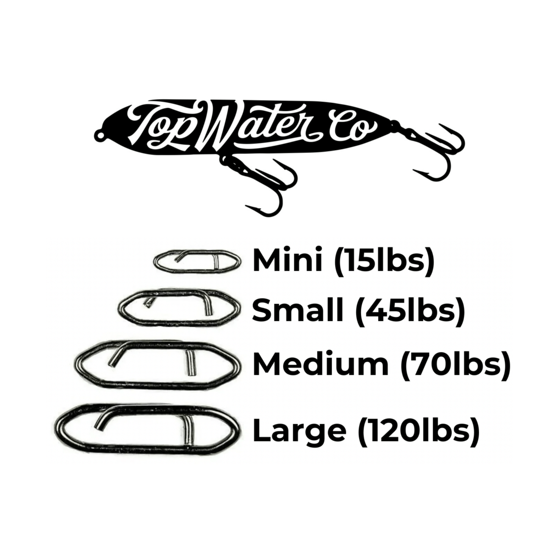 Topwater Co Speed Clips (15 - 45 - 70 - 120lbs) - Angler's Pro Tackle & Outdoors