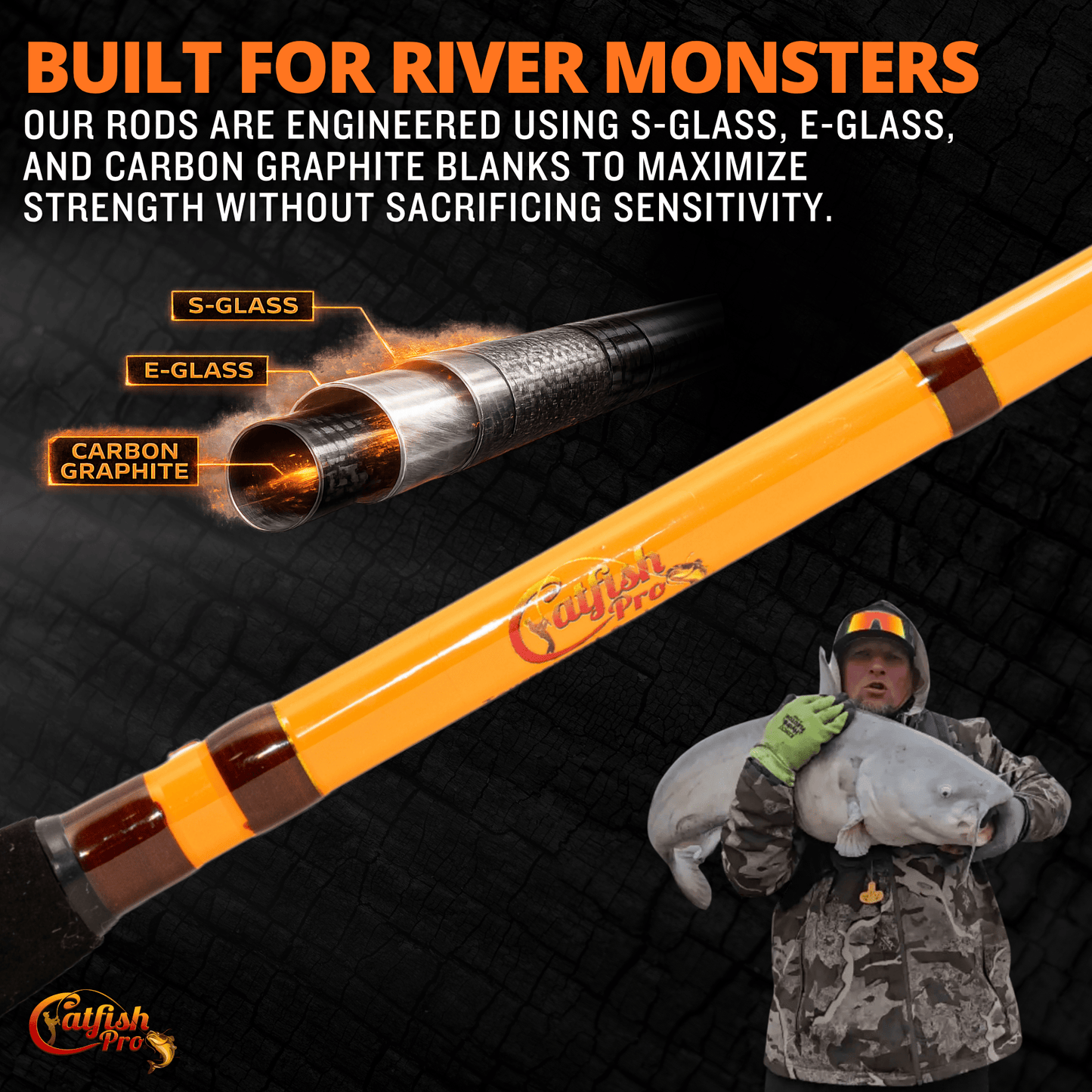 Catfish Pro Tournament Series Casting Rod