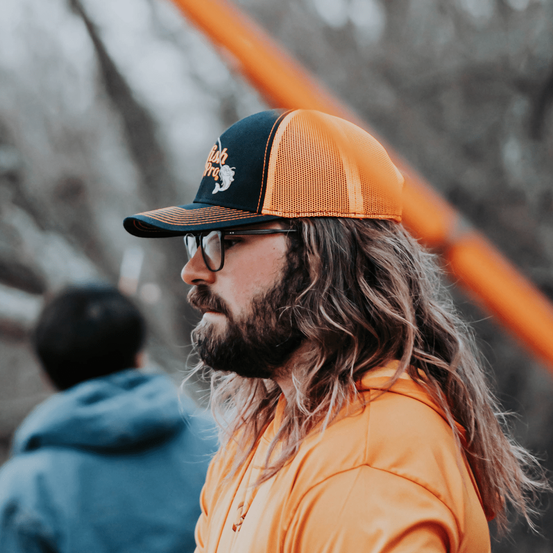 Catfish Pro Tournament Series Orange Snapback Hat