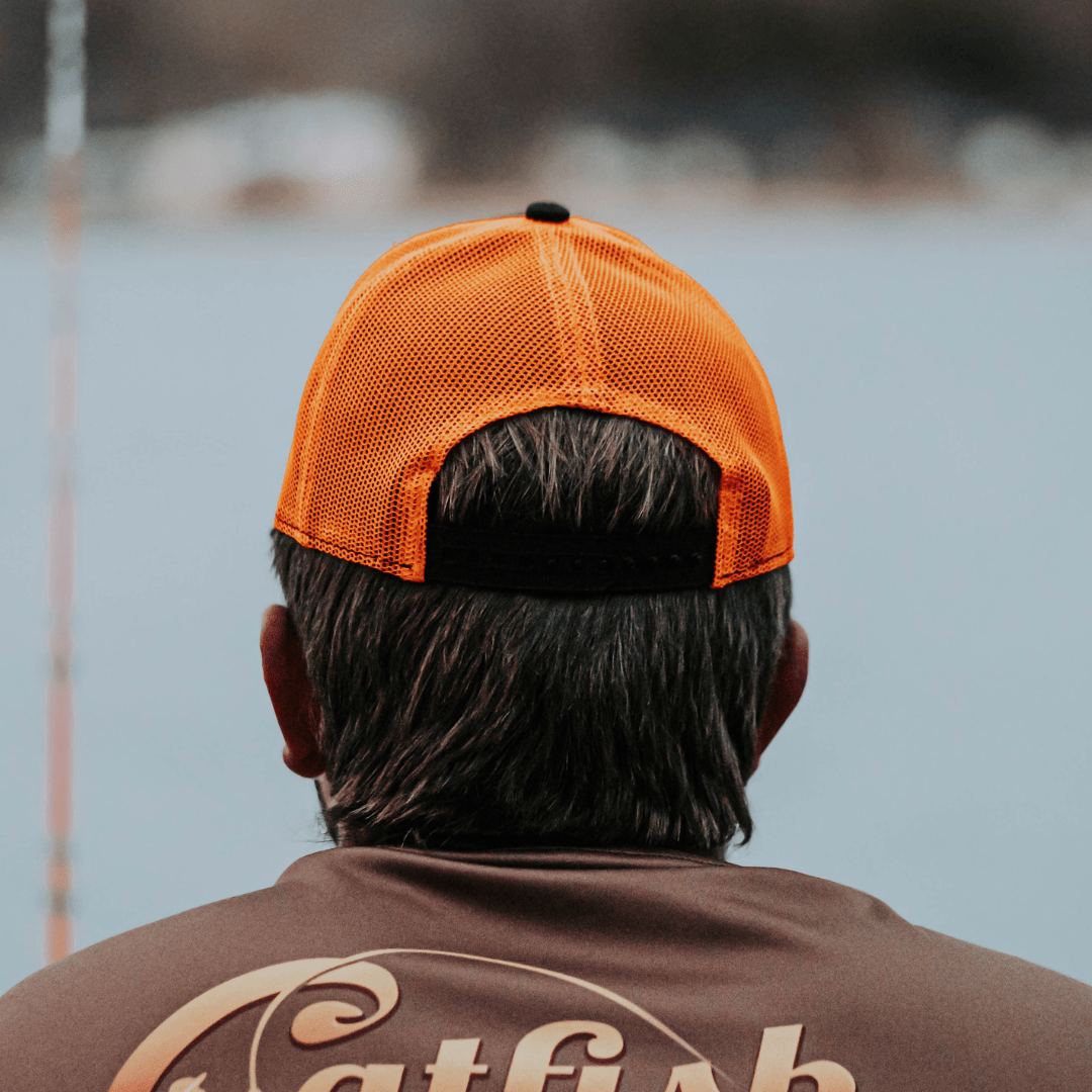 Catfish Pro Tournament Series Orange Snapback Hat