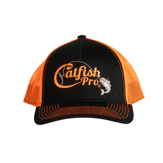 Catfish Pro Tournament Series Orange Snapback Hat