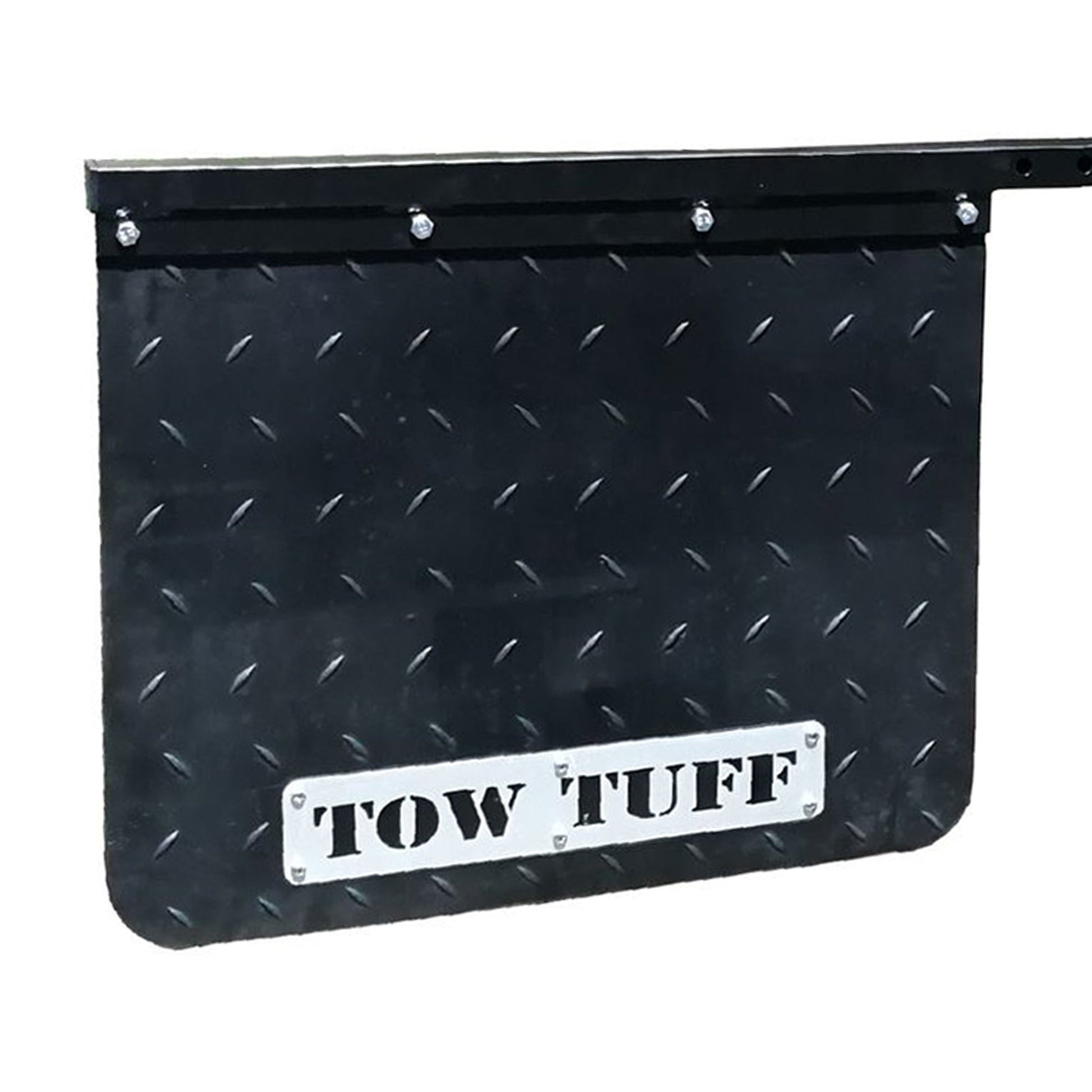 Tow Tuff 2418AMF 18" x 24" Universal Hitch Mount Rubber Rear Towing Mud Flaps - Angler's Pro Tackle & Outdoors