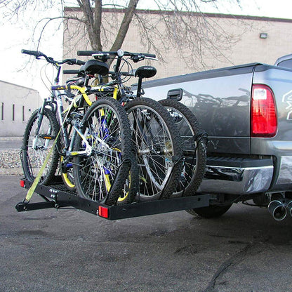 Tow Tuff 62 Inch Steel Cargo Carrier and Bike Rack, Fits All 2 Inch Receivers - Angler's Pro Tackle & Outdoors