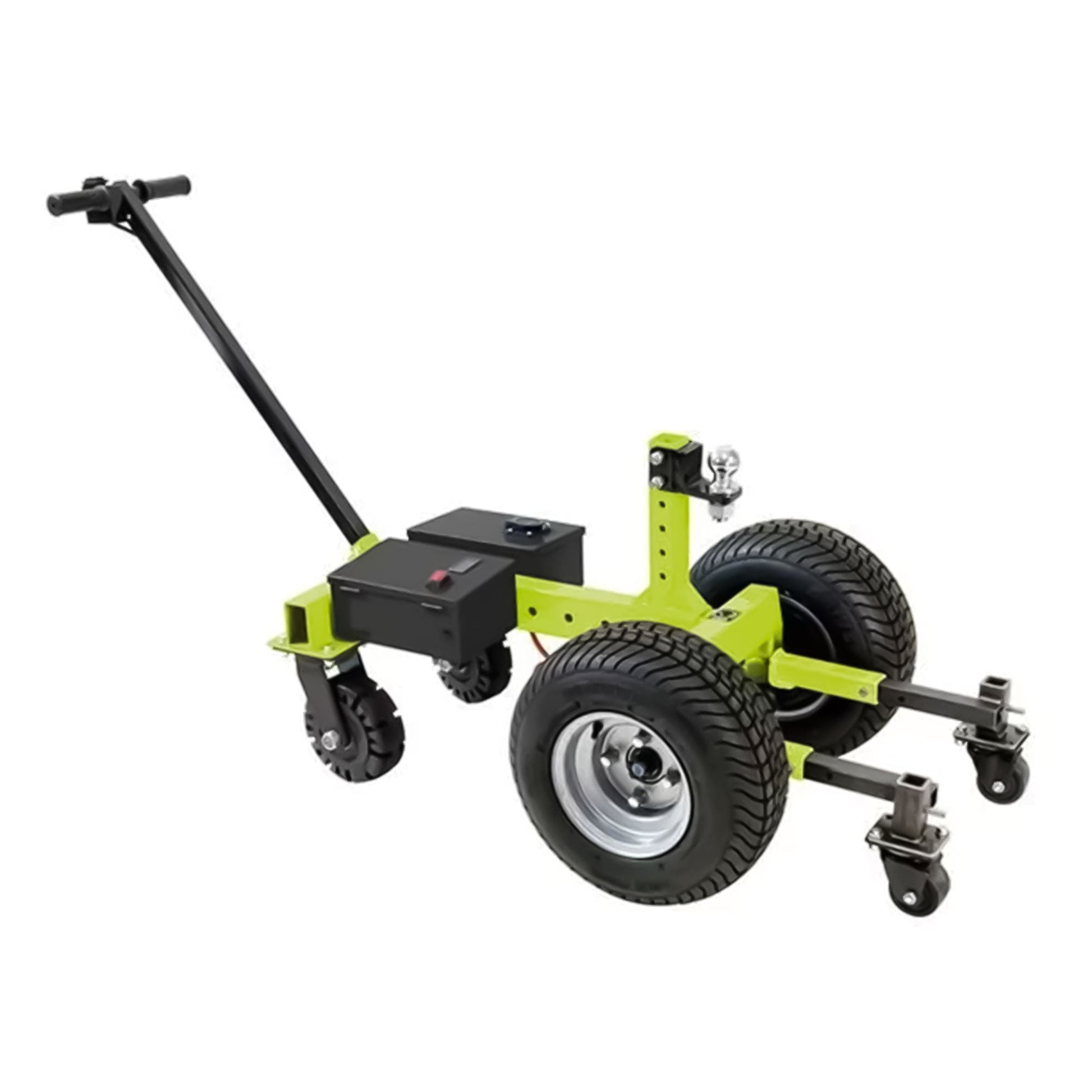 Tow Tuff 7500 Pound Capacity Electric Trailer Dolly with Pnuematic Tires, Green - Angler's Pro Tackle & Outdoors