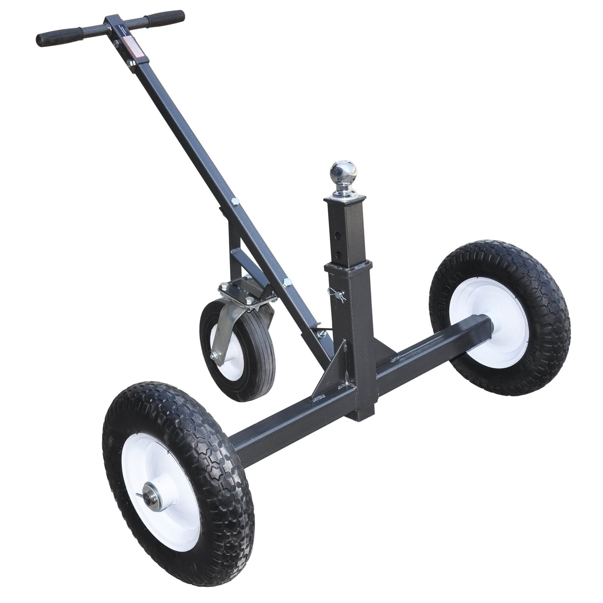 Tow Tuff TMD - 1000C Adjustable Steel 1000 lb Heavy Duty Trailer Dolly w/ Caster - Angler's Pro Tackle & Outdoors