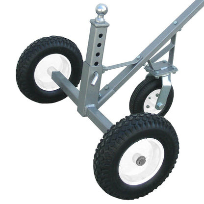 Tow Tuff TMD - 800C Adjustable Solid Steel 800lb Capacity Trailer Dolly w/Caster - Angler's Pro Tackle & Outdoors