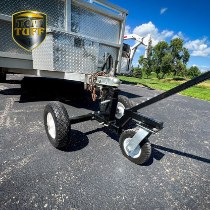 Tow Tuff TMD-800C Adjustable Solid Steel 800lb Capacity Trailer Dolly w/Caster