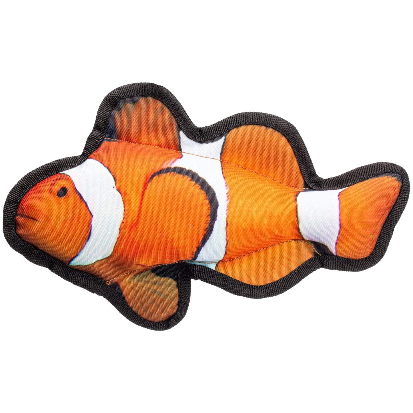 Dogline 10" Tropical Clownfish Dog Fish Toy