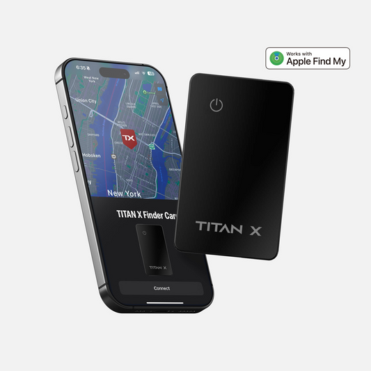 TITAN X Finder Card I Wallet Tracker I iOS