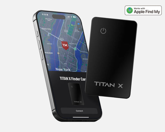 TITAN X Finder Card I Wallet Tracker I iOS