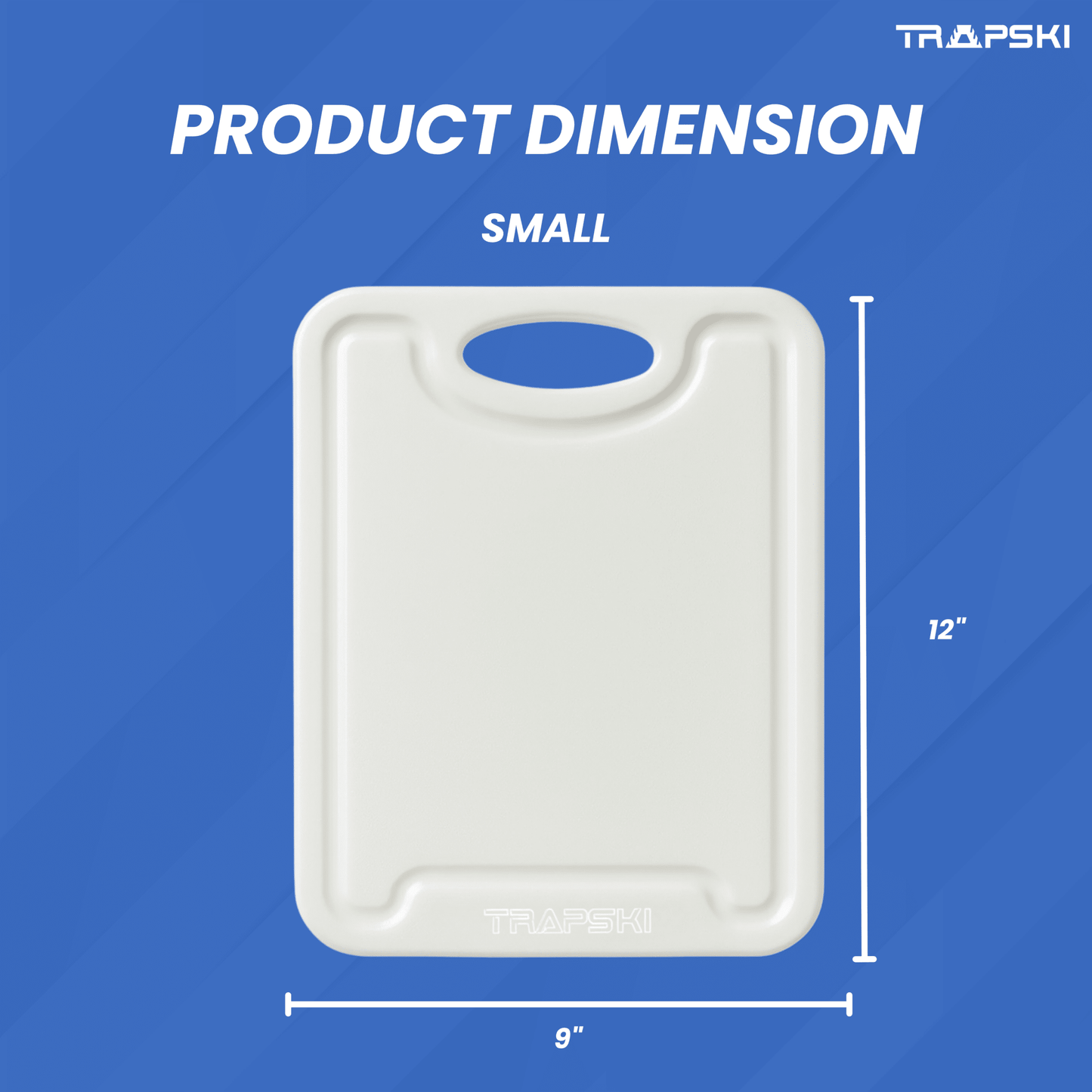 TRAPSKI 3/8 Inch Thick HDPE Cutting Boards | Food - Grade | Juice Grooves - Angler's Pro Tackle & Outdoors