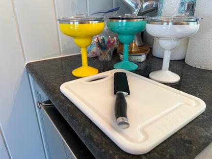 TRAPSKI 3/8 Inch Thick HDPE Cutting Boards | Food - Grade | Juice Grooves - Angler's Pro Tackle & Outdoors