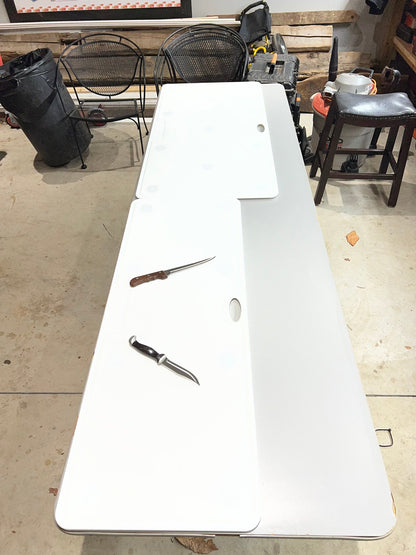 TRAPSKI Big Game Cutting Boards HDPE Cutting Boards | 48 x 18 or 24 Inch | Juice Grooves - Angler's Pro Tackle & Outdoors