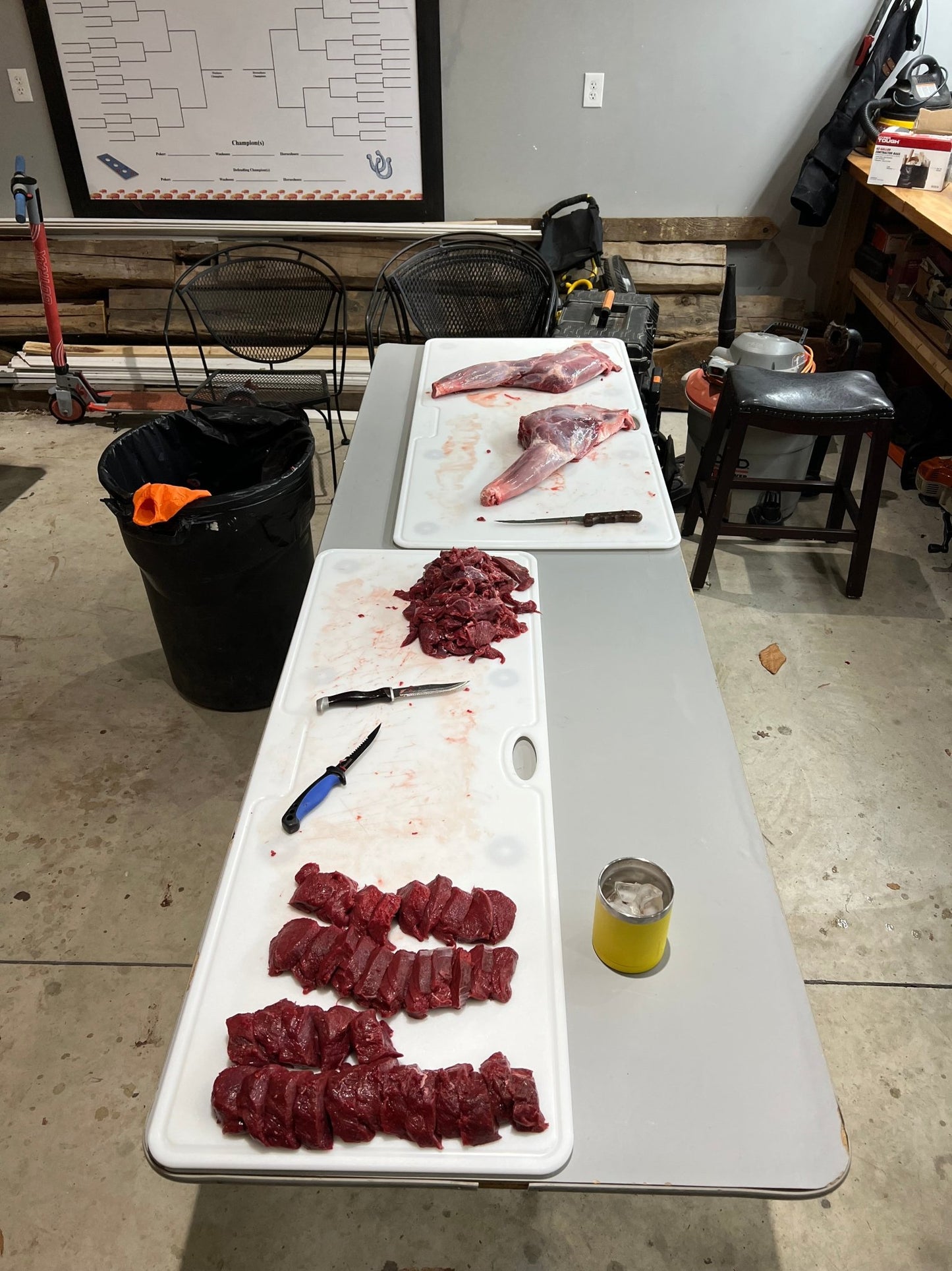 TRAPSKI Big Game Cutting Boards HDPE Cutting Boards | 48 x 18 or 24 Inch | Juice Grooves - Angler's Pro Tackle & Outdoors