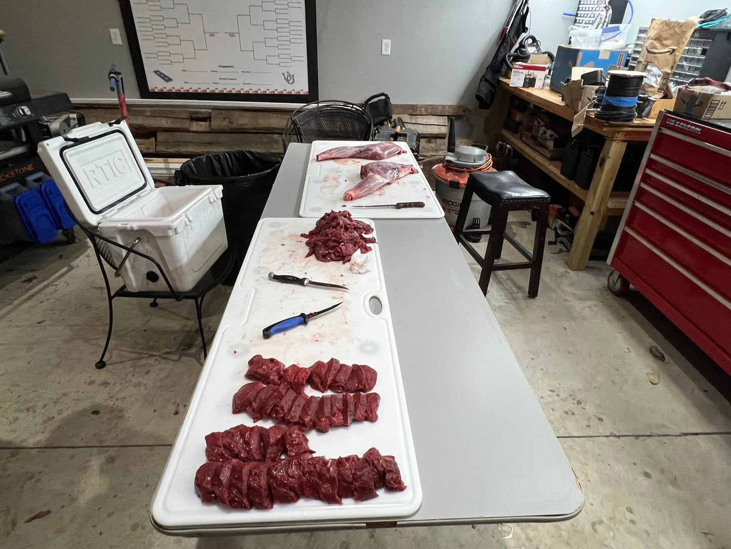 TRAPSKI Big Game Cutting Boards HDPE Cutting Boards | 48 x 18 or 24 Inch | Juice Grooves - Angler's Pro Tackle & Outdoors