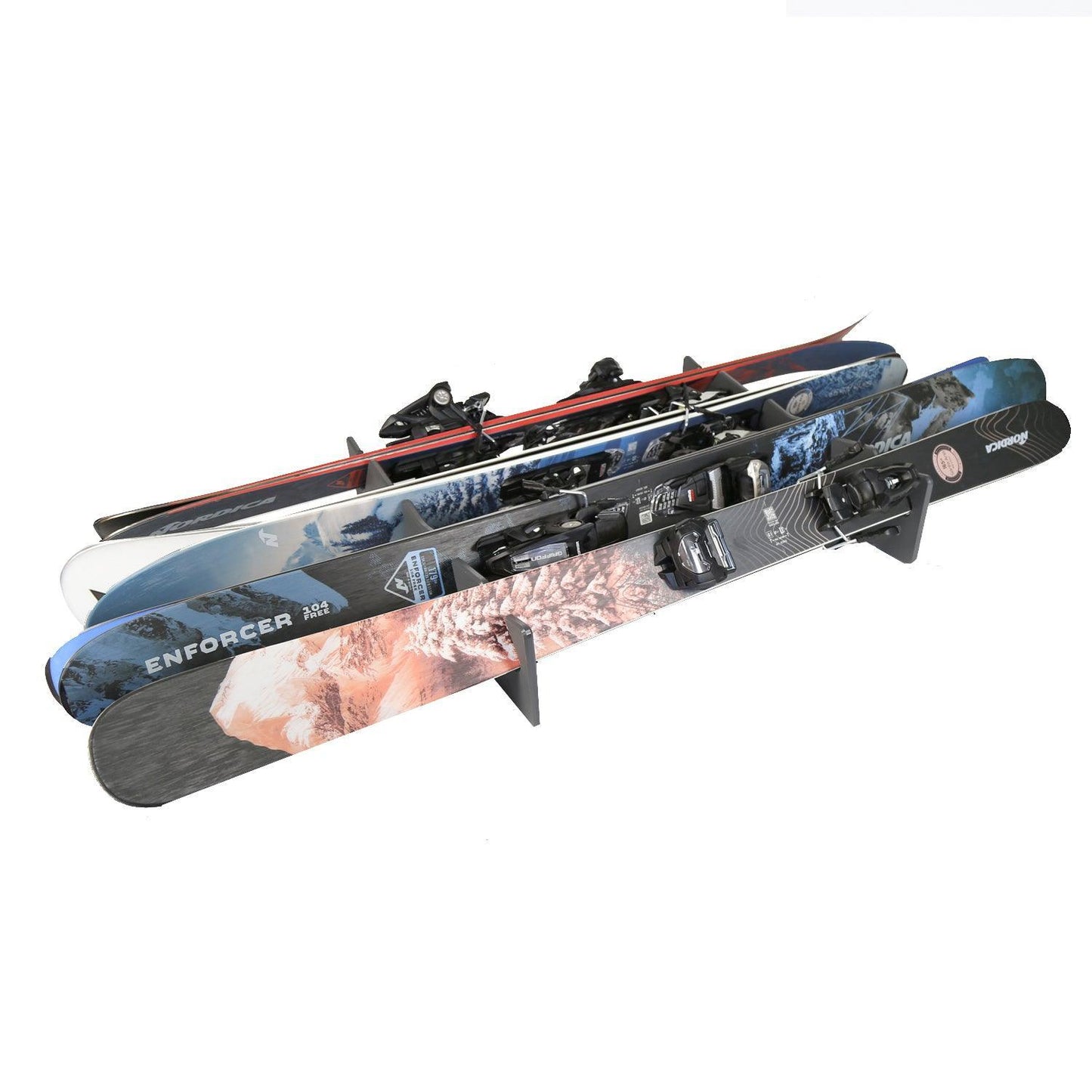 TRAPSKI LowPro 4 L Ski and Snowboard Rack Insert for Rooftop Cargo Box