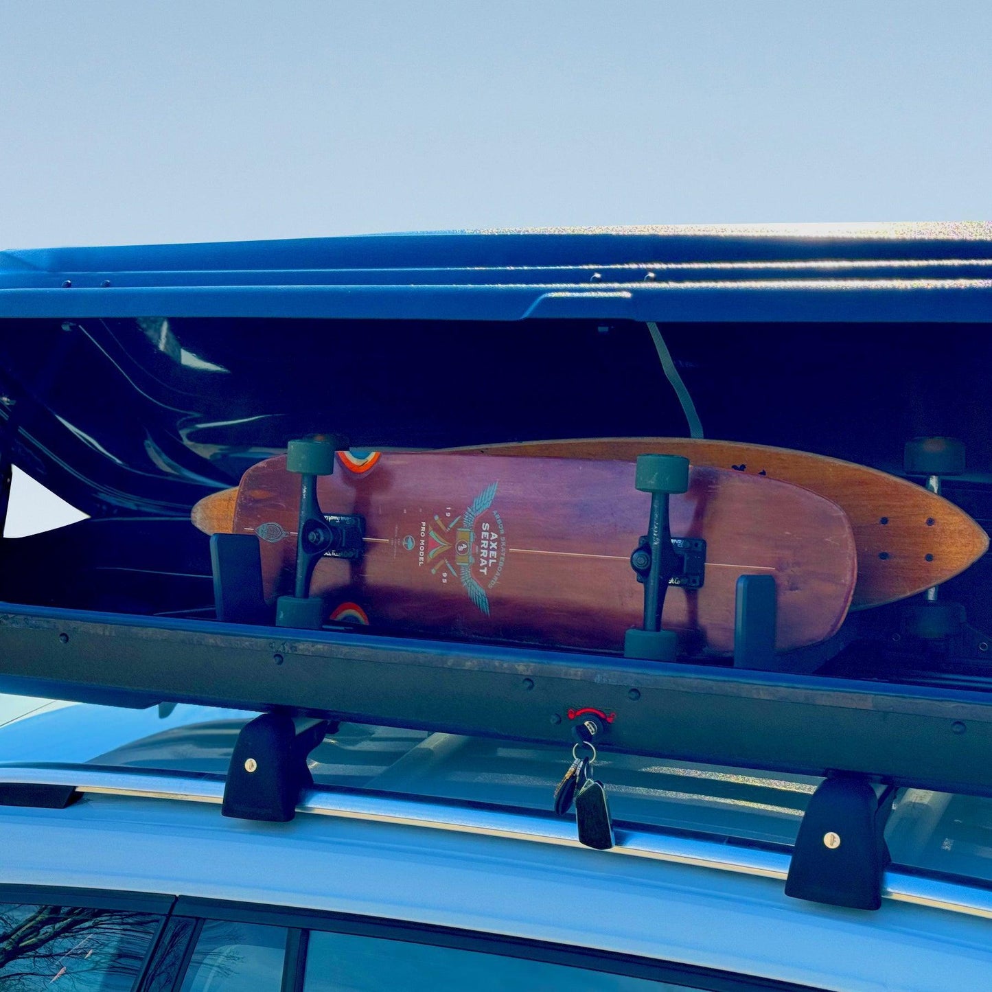 TRAPSKI LowPro 4 L Ski and Snowboard Rack Insert for Rooftop Cargo Box