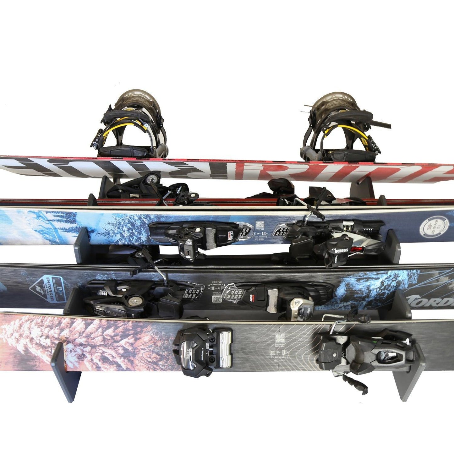 TRAPSKI LowPro 5 XL Ski and Snowboard Rack Insert for Rooftop Cargo Box