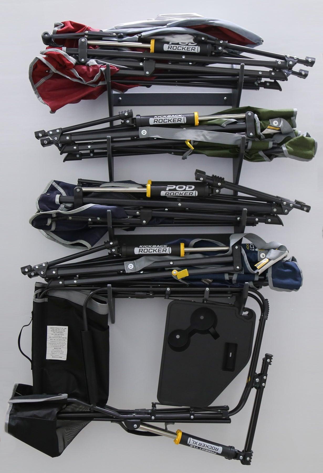 TRAPSKI Versa Slim Profile 4 Slot Chair Rack Plus Base - Angler's Pro Tackle & Outdoors