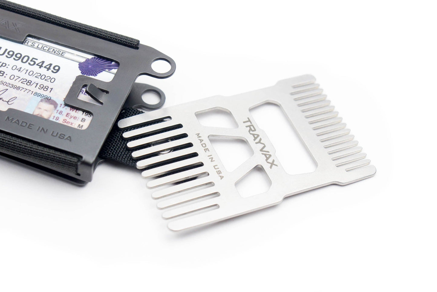 Trayvax Shift Wallet Comb