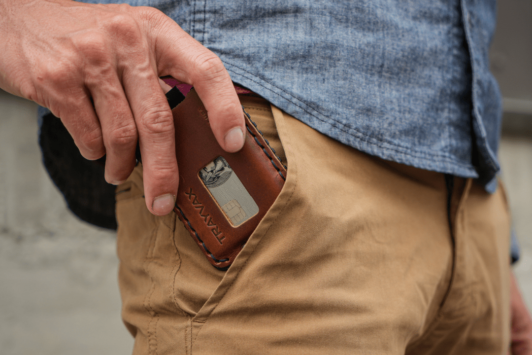 Trayvax Ascent Wallet - Black Mississippi Mud