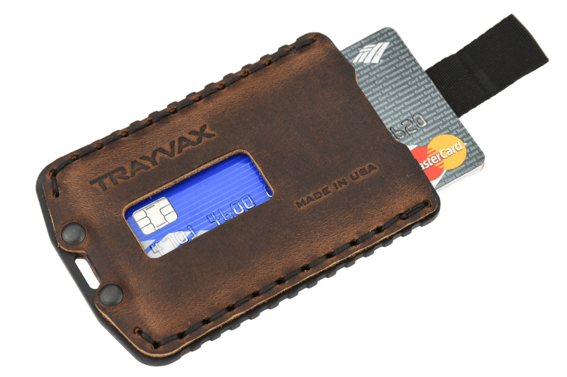 Trayvax Ascent Wallet - Black Mississippi Mud