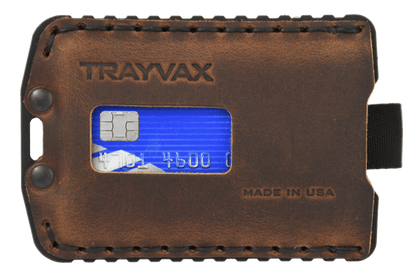 Trayvax Ascent Wallet - Black Mississippi Mud