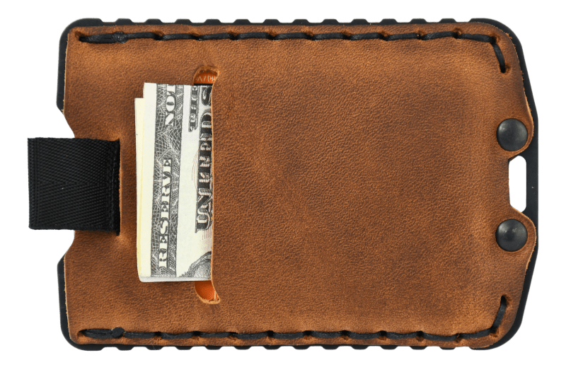 Trayvax Ascent Wallet - Black Tobacco Brown