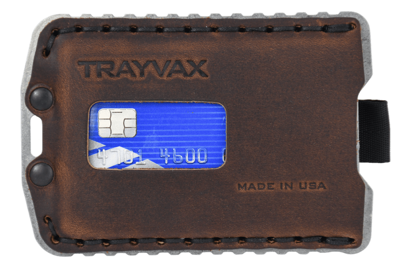 Trayvax Ascent Wallet - Raw Mississippi Mud