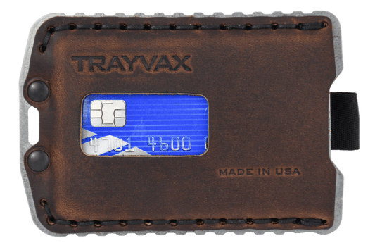 Trayvax Ascent Wallet - Raw Mississippi Mud