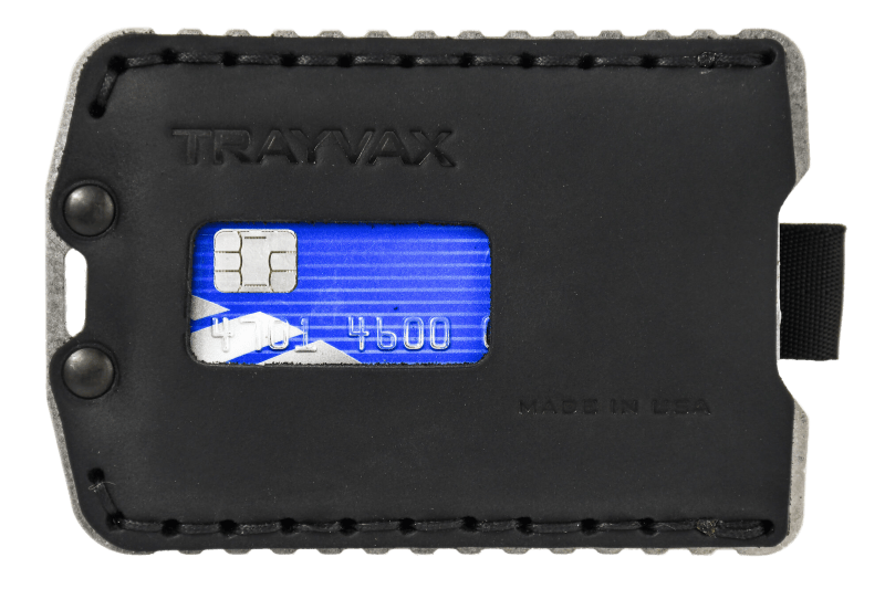 Trayvax Ascent Wallet - Raw Stealth Black