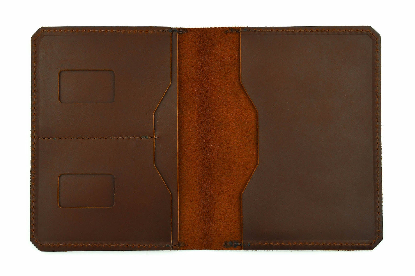 Trayvax Explorer Passport Wallet - Brown
