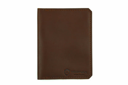 Trayvax Explorer Passport Wallet - Brown