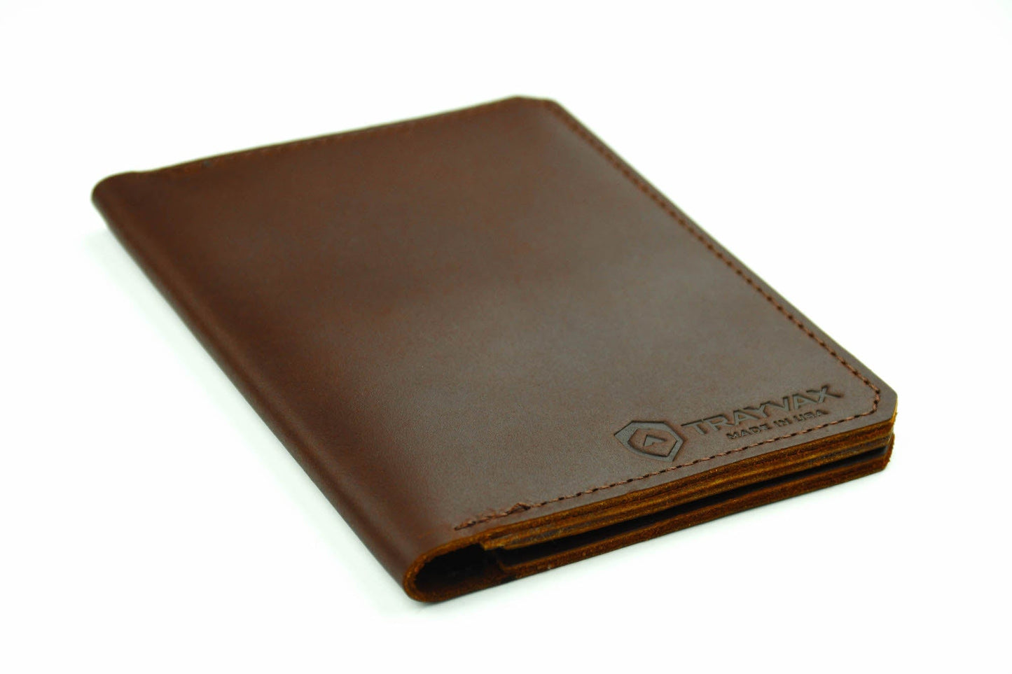 Trayvax Explorer Passport Wallet - Brown