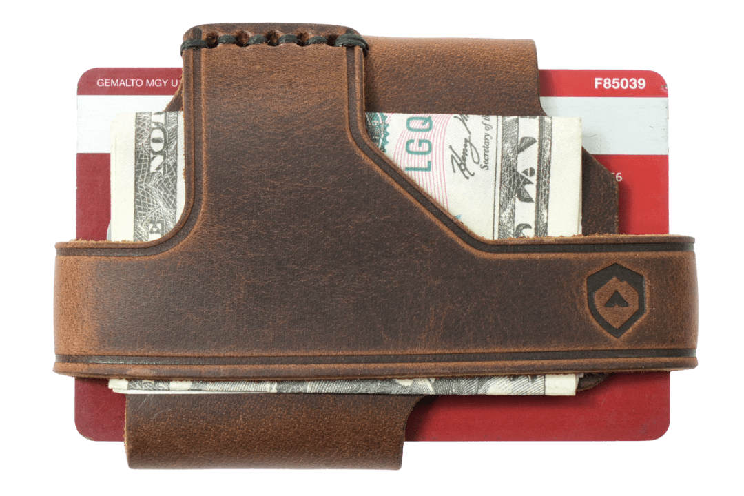 Trayvax Contour Lite Wallet - Titanium Mississippi Mud