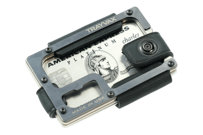 Trayvax Contour Lite Wallet - Titanium Stealth Black