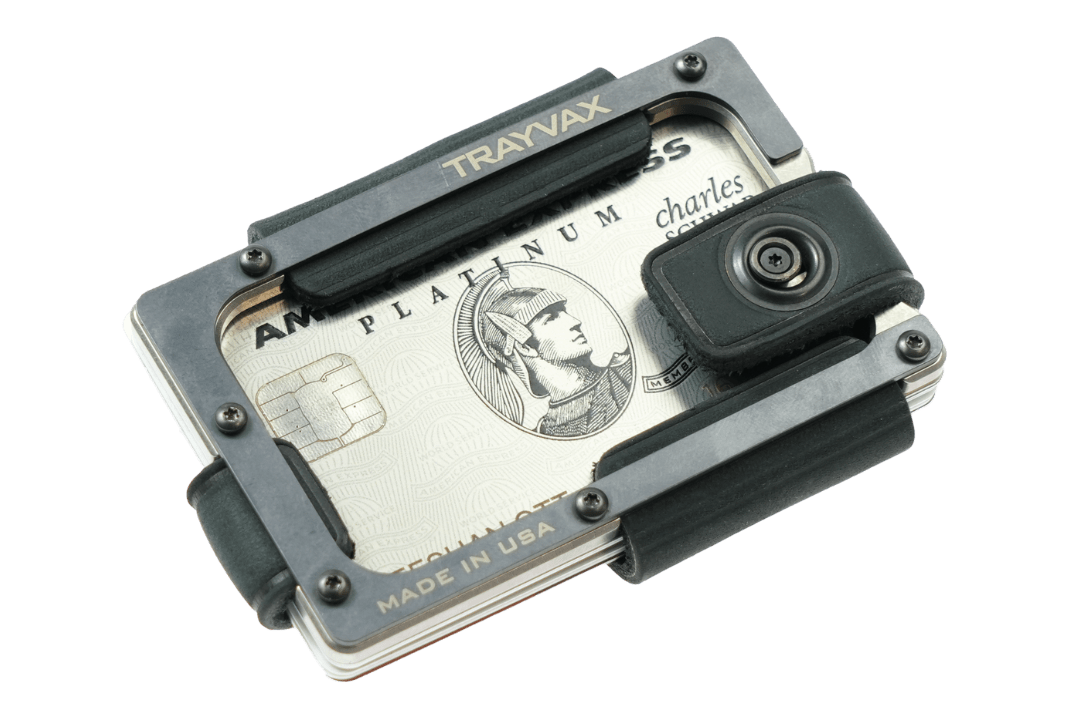 Trayvax Contour Lite Wallet - Titanium Stealth Black