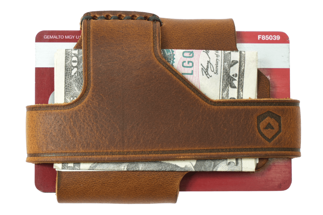 Trayvax Contour Lite Wallet - Titanium Tobacco Brown