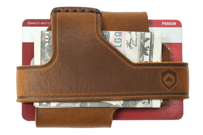 Trayvax Contour Lite Wallet - Titanium Tobacco Brown