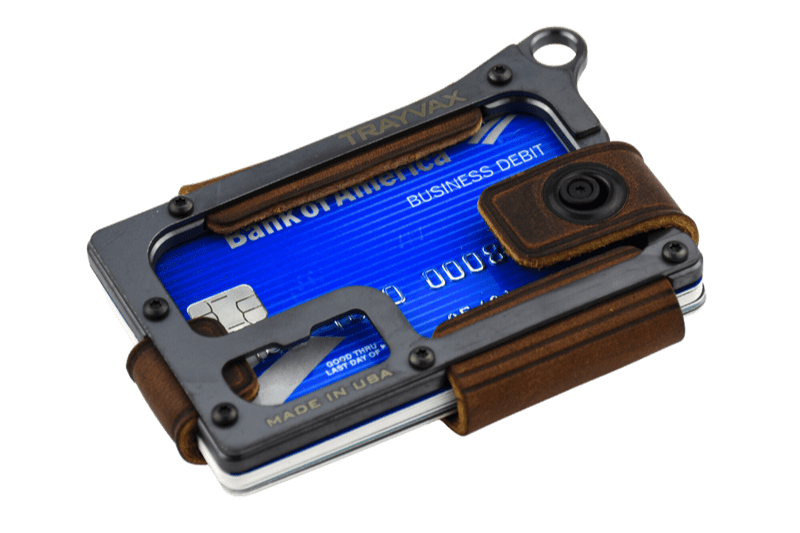 Trayvax Contour Wallet - Black Mississippi Mud