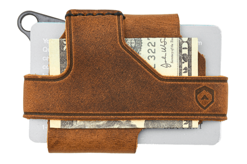 Trayvax Contour Wallet - Black Tobacco Brown