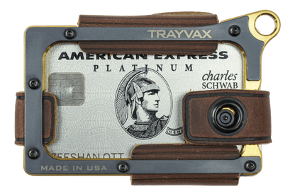 Trayvax Contour Wallet - Brass Mississippi Mud