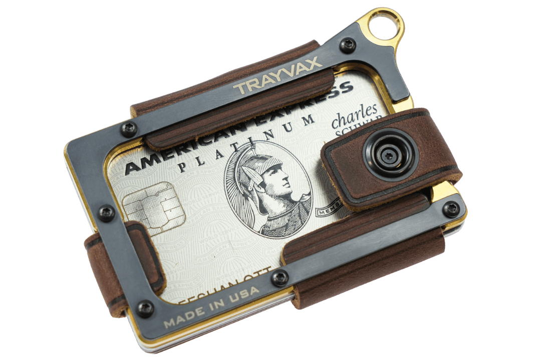 Trayvax Contour Wallet - Brass Mississippi Mud