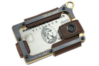 Trayvax Contour Wallet - Brass Mississippi Mud