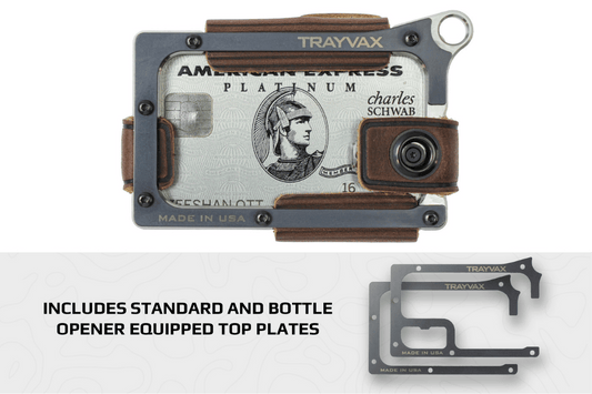 Trayvax Contour Wallet - Raw Mississippi Mud