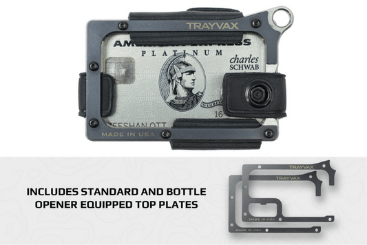Trayvax Contour Wallet - Raw Stealth Black