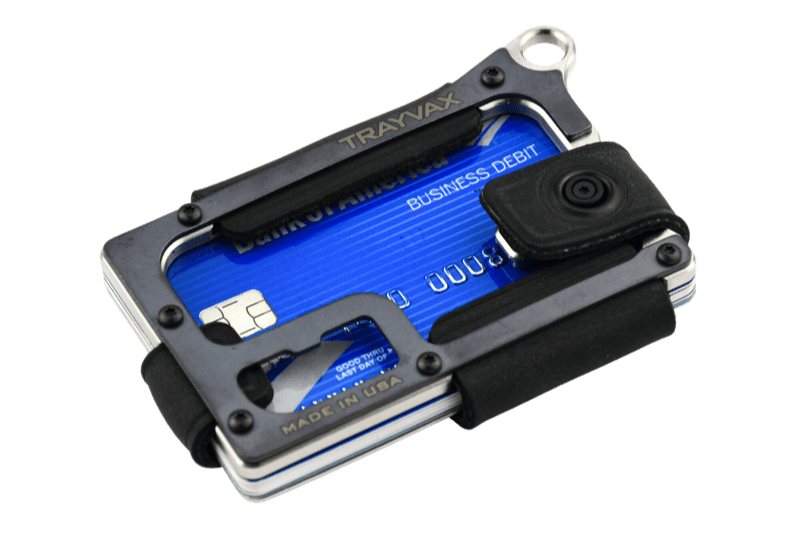 Trayvax Contour Wallet - Raw Stealth Black