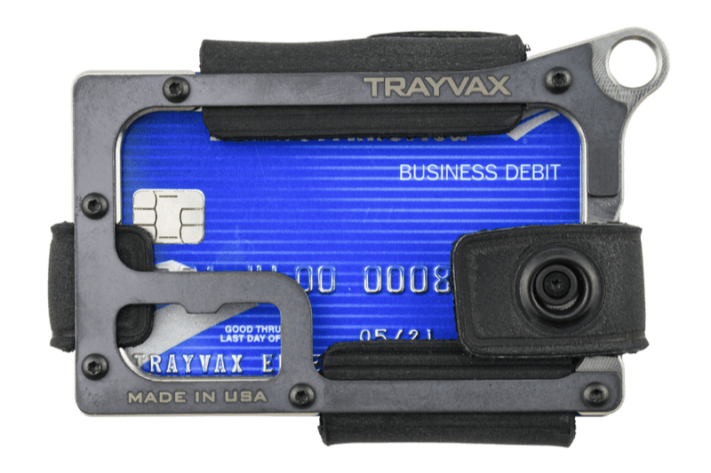 Trayvax Contour Wallet - Raw Stealth Black