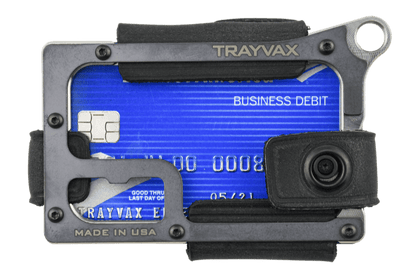 Trayvax Contour Wallet - Raw Stealth Black