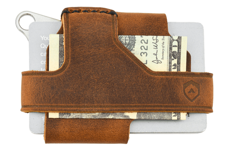 Trayvax Contour Wallet - Raw Tobacco Brown
